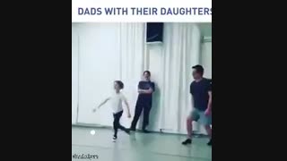 وقتی باباها با دخترشو میرن کلاس رقصD: