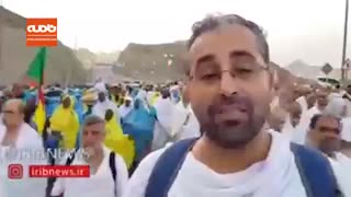 ورود زائران به سرزمین منا