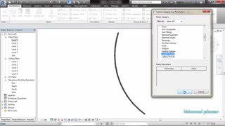 ادیت کردن دیوار منحنی  در نرم افزار رویت - جلسه نهم آموزش رایگان در رویت