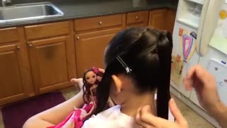 آموزش مدل مو دم اسبی بافته شده- مومیس مشاور و مرجع تخصصی مو