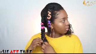 کلیپ فر کردن راحت و آسان مو با ژل فر کننده و کش سر