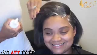 فیلم کراتینه و هیرکات مو + خدمات سالن آرامیس مد