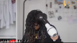 کلیپ  فرکردن مو با دیسپانسرسشوار + کاندیشنرموی فر