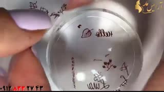 کلیپ دیزاین ناخن مدل برگ های پاییزی + مهر و شابلون ناخن