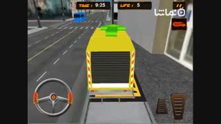 City Garbage Dump Truck Driver