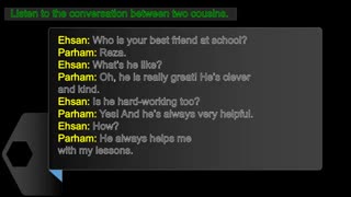 کلیپ مکالمه زبان انگلیسی نهم درس یک