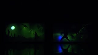 اجرای فوق العاده دیدنی نقاشی با نور در آمریکن گات تلنت 2019