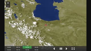 تصویر ماهواره ای هواشناسی ایران 24 مرداد 98