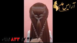 کلیپ آموزش شینیون با بافت مو +  انواع مدل بافت مو