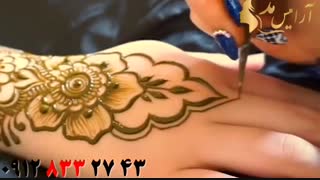 کلیپ تاتو حنا روی دست به صورت حرفه ای + ایده برای تاتو