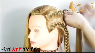 کلیپ آموزش یک مدل مو زیبا روزانه با بافت مو