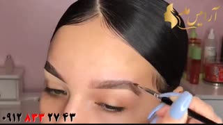 آموزش خودآرایی ابرو + آرایش ابرو سریع و راحت