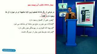 تست زیست شناسی کنکور - تدریس خصوصی زیست شناسی
