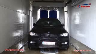 شستشوی BMW X6 با دستگاه کارواش اتوماتیک Mnex 22