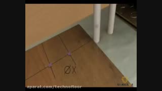 نحوه نصب پارکت لمینت تکنوفلور TECHNO FLOOR