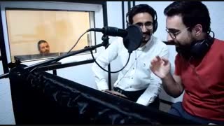 پشت صحنه ضبط فایل صوتی کتاب ( نیروهایی از جنس طلا )