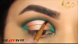 کلیپ آرایش و اصلاح ابرو + مدل سایه چشم