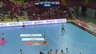 دیدار تیم های ملی هندبال آلمان و دانمارک در قهرمانی نوجوانان جهان2019