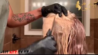 فیلم آموزش رنگ کردن  و نحوه نصب صحیح اکستنشن