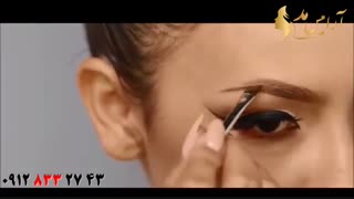 آموزش و اصول میکاپ ابرو + آرایش ابرو کوتاه