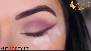 آموزش کشیدن سایه و خط چشم + میکاپ حرفه ای چشم