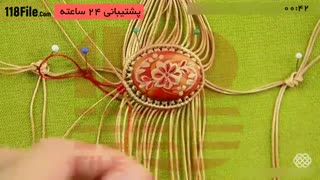 آموزش مکرومه بافی _ بافت دستبند