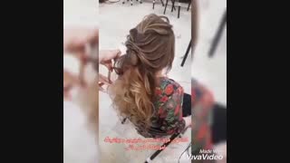 آموزش شینیون مو