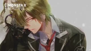 Nightcore- Beautiful Monsta x