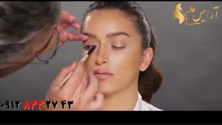 آموزش حرفه ای کانتورینگ صورت + میکاپ برنزه
