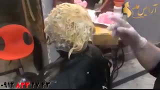 فیلم آموزش مش سوزنی مو + دکلره مو