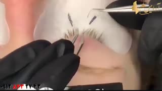 فیلم آموزش حرفه ای کاشت مژه