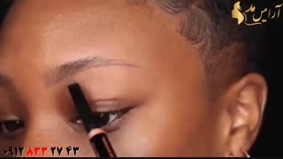 فیلم آرایش ابرو کم پشت و کوتاه + اصلاح ابرو