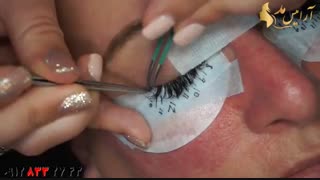 فیلم آموزش حرفه ای کاشت مژه + لیفت مژه