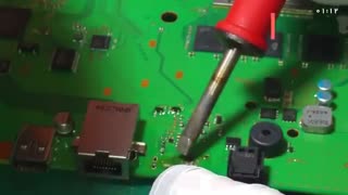 آموزش تعمیر پلی استیشن _تعمیر پلی استیشن 4 با چسب حرارتی