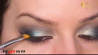 کلیپ میکاپ چشم شاینی  +آموزش زیرسازی آرایش چشم
