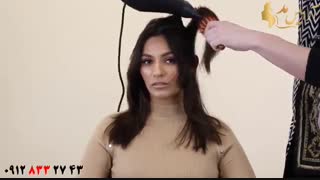 کلیپ آموزش حالت دهی مو خرد + آرایش مو