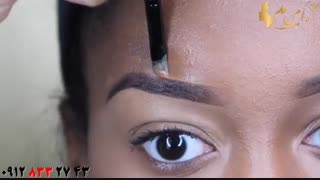 کلیپ آموزش میکاپ ابرو + خدمات سالن آرامیس مد