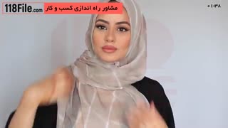 آموزش بستن شال