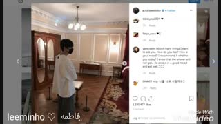 آپدیت لی مین هو عزیزم در اینستاگرام همین الان(یک ساعت پیش)