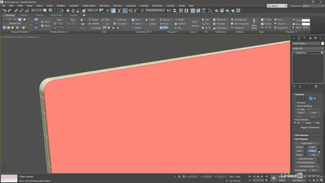 آموزش مدلسازی تری دی مکس 3ds max caddy inset polygon - نماشا