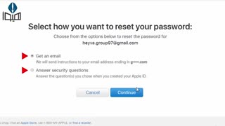 فیلم آموزشی در صورت فراموش کردن رمز اپل آیدی چه کنیم