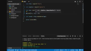 آموزش node js|آموزش node js : اضافه کردن Middleware