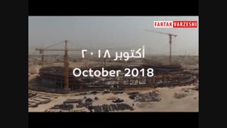 تایم لپس زیبا از مراحل ساخت ورزشگاه الثمامه