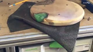 آموزش ساخت میز با رزین