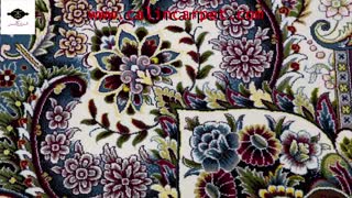 فرش 700 شانه - طرح نیلی آبی