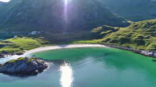 تصاویر هوایی بسیار زیبا از جزیره لوفوتن نروژ