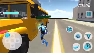 Superhero Frost Man City Rescue: Snowstorm Game