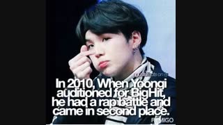 100 فکت از مین یونگی(شوگا) بی تی اس100facts about min yoonga bts