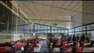 حقانی 09380039391-سقف متحرک تالار- سقف جمع شونده حیاط رستوران