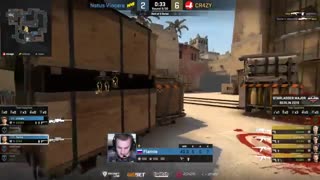 خلاصه بازی Navi VS CR4ZY در نقشه Mirage  در Starladder Major